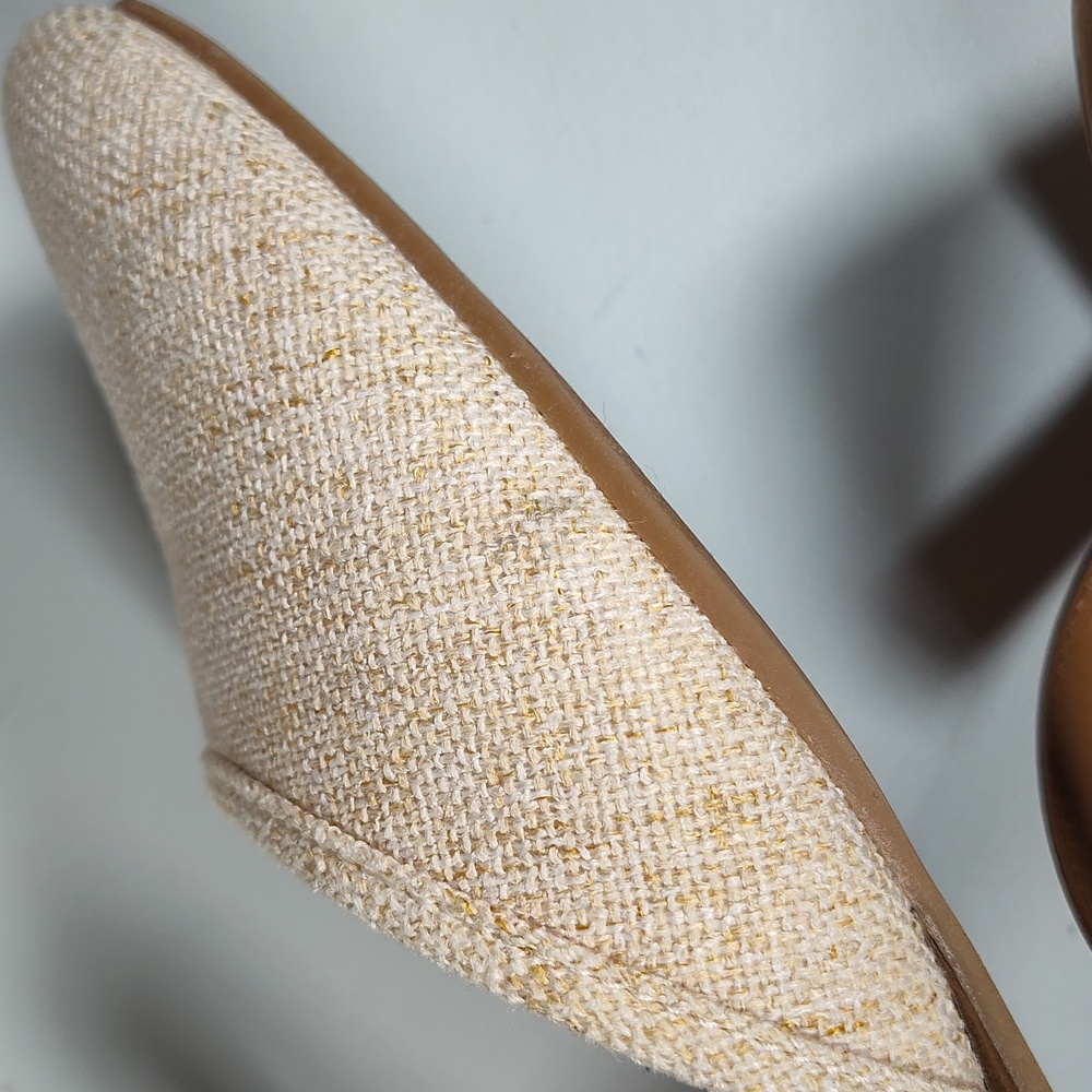 Seychelles d'orsay ankle strap wedge sandals flats 8.5 wide - Picture 8 of 14